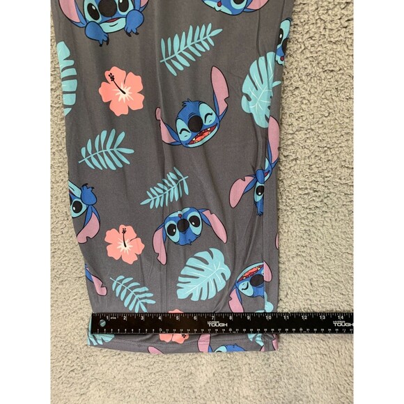 Disney Stitch Men's Gray Graphic Print All-Over Lounge Sleepwear PJ Pants 2XL - Picture 5 of 9